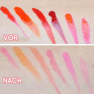 Lipgloss abziehen (6 Stück)