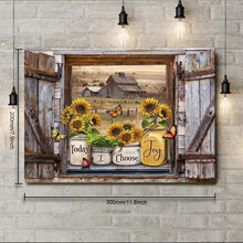 Laden Sie das Bild in den Galerie-Viewer, Dekorative Schmetterlings-Sonnenblumen-Wandmalerei