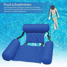 Laden Sie das Bild in den Galerie-Viewer, Schwimmendes Schwimmbett und Liegestuhl