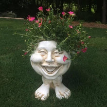 Laden Sie das Bild in den Galerie-Viewer, Mugglys Gesicht Statue Pflanzer