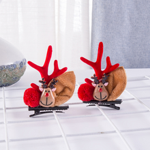 Laden Sie das Bild in den Galerie-Viewer, 🎅Weihnachten Geweih Plüsch Haarnadeln