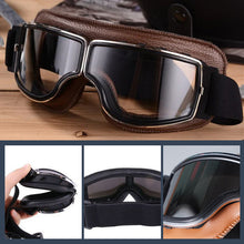 Laden Sie das Bild in den Galerie-Viewer, Vintage-Motorradbrille