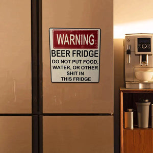 Lustige Vintage-Bierkühlschrank-Aufkleber🤭