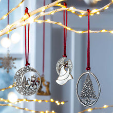Laden Sie das Bild in den Galerie-Viewer, Metall-Weihnachtsbaum-Anhänger