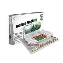 Laden Sie das Bild in den Galerie-Viewer, 3D dreidimensionales Fußballfeld-Puzzle