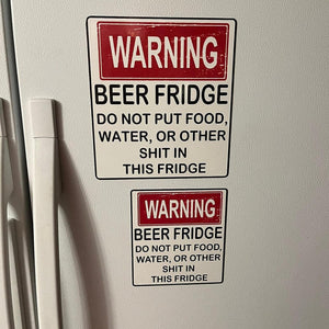 Lustige Vintage-Bierkühlschrank-Aufkleber🤭