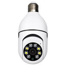 Laden Sie das Bild in den Galerie-Viewer, Intelligente drahtlose WiFi Vollfarbkamera mit Glühbirne
