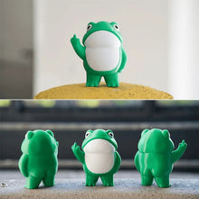 Laden Sie das Bild in den Galerie-Viewer, Mittelfinger-Frosch-Ornament