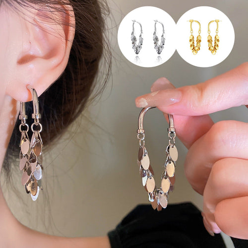 Pailletten Quaste Ohrringe