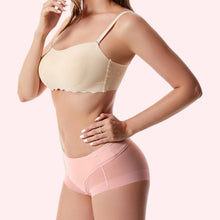 Laden Sie das Bild in den Galerie-Viewer, Nahtloser formender Slip aus Eisseide mit hoher Taille