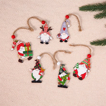 Laden Sie das Bild in den Galerie-Viewer, 🎉🎉Hölzernes Zwerg Weihnachtsschmuck Set
