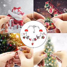 Laden Sie das Bild in den Galerie-Viewer, 🎅🎄DIY 24 Tage Weihnachts-Countdown-Kalender-Armbänder-Set