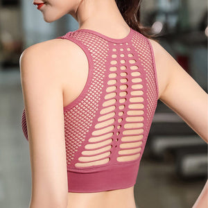 Atmungsaktive Mesh-Sport-BH