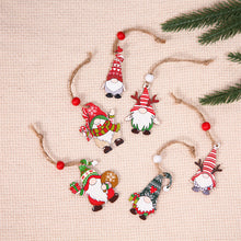 Laden Sie das Bild in den Galerie-Viewer, 🎉🎉Hölzernes Zwerg Weihnachtsschmuck Set