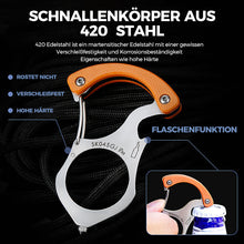 Laden Sie das Bild in den Galerie-Viewer, 🔥Autoschlüsselschnalle Selbstschutzhaken🔥