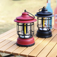 Laden Sie das Bild in den Galerie-Viewer, Tragbare Retro Camping Lampe