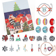 Laden Sie das Bild in den Galerie-Viewer, 🎅🎄DIY 24 Tage Weihnachts-Countdown-Kalender-Armbänder-Set