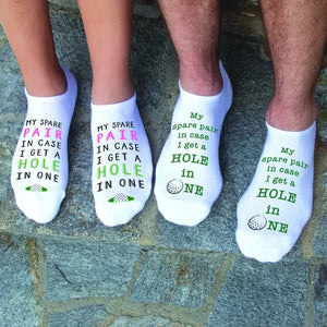 Glückliche Golfsocken