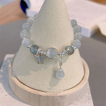 Laden Sie das Bild in den Galerie-Viewer, Imitation Katzenauge Kristall Schmetterling Armband