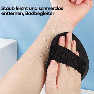 Schwarzes Silikon-Badewerkzeug