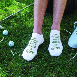 Glückliche Golfsocken