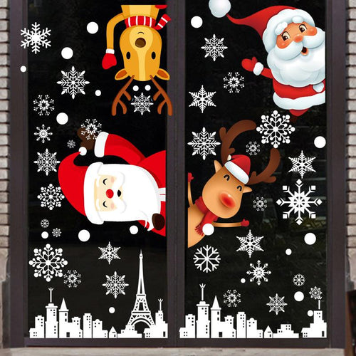🤶Weihnachten Fenster Aufkleber🤶