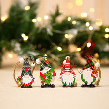 Laden Sie das Bild in den Galerie-Viewer, 🎉🎉Hölzernes Zwerg Weihnachtsschmuck Set