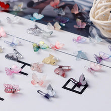 Laden Sie das Bild in den Galerie-Viewer, Nail Art Miniatur-Schmetterling