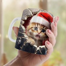 Laden Sie das Bild in den Galerie-Viewer, ☃️Weihnachtliche 3D-Tasse aus Keramik
