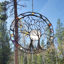 Laden Sie das Bild in den Galerie-Viewer, 🌳Kreis des Lebens – Wandkunst aus Metallbaum🌳