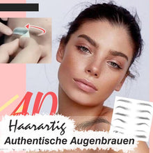 Laden Sie das Bild in den Galerie-Viewer, 4D Haarähnliche authentische Augenbrauen (2 Stück)