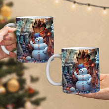 Laden Sie das Bild in den Galerie-Viewer, ☃️Weihnachtliche 3D-Tasse aus Keramik