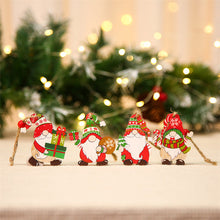 Laden Sie das Bild in den Galerie-Viewer, 🎉🎉Hölzernes Zwerg Weihnachtsschmuck Set