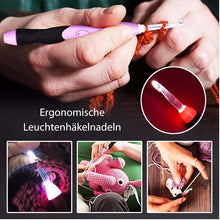 Laden Sie das Bild in den Galerie-Viewer, LED Licht Häkelnadeln (9 Stücke)