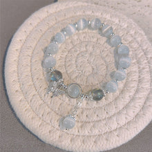 Laden Sie das Bild in den Galerie-Viewer, Imitation Katzenauge Kristall Schmetterling Armband