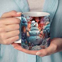 Laden Sie das Bild in den Galerie-Viewer, ☃️Weihnachtliche 3D-Tasse aus Keramik