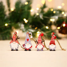 Laden Sie das Bild in den Galerie-Viewer, 🎉🎉Hölzernes Zwerg Weihnachtsschmuck Set