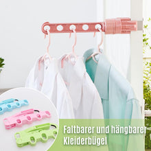 Laden Sie das Bild in den Galerie-Viewer, Faltbarer und hängbarer Kleiderbügel