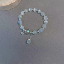 Laden Sie das Bild in den Galerie-Viewer, Imitation Katzenauge Kristall Schmetterling Armband