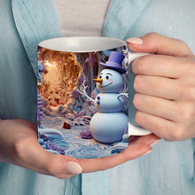 Laden Sie das Bild in den Galerie-Viewer, ☃️Weihnachtliche 3D-Tasse aus Keramik