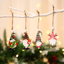 Laden Sie das Bild in den Galerie-Viewer, 🎉🎉Hölzernes Zwerg Weihnachtsschmuck Set