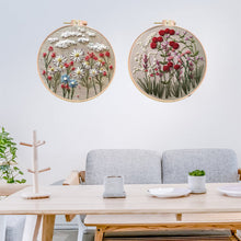 Laden Sie das Bild in den Galerie-Viewer, Stickrahmen-Blumen-Kit für Anfänger