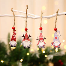 Laden Sie das Bild in den Galerie-Viewer, 🎉🎉Hölzernes Zwerg Weihnachtsschmuck Set