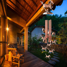 Laden Sie das Bild in den Galerie-Viewer, Vintage Metall Messing Pferd Windspiele