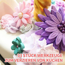 Laden Sie das Bild in den Galerie-Viewer, 33 Stück Werkzeuge zum Verzieren von Kuchen