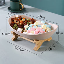 Laden Sie das Bild in den Galerie-Viewer, Moderner Minimalistischer Snack- &amp; Obstteller aus Kunststoff
