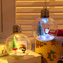 Laden Sie das Bild in den Galerie-Viewer, Christbaumschmuck Leuchtkugeln