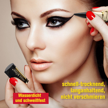 Laden Sie das Bild in den Galerie-Viewer, 🔥Matter, wasserfester, dauerhafter, schwarzer Einkopf-Eyeliner
