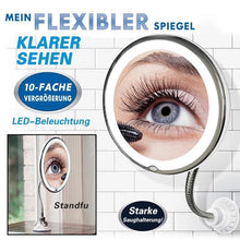 Laden Sie das Bild in den Galerie-Viewer, Vergrößerun-Schminkspiegel mit Licht geeignet für Schminken mit hoher Genauigkeit