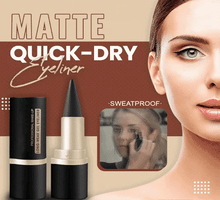 Laden Sie das Bild in den Galerie-Viewer, 🔥Matter, wasserfester, dauerhafter, schwarzer Einkopf-Eyeliner